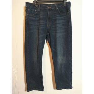 Wrangler blue jeans relaxed fit men size 36/29